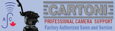 Cartoni Camera Support sales and service
