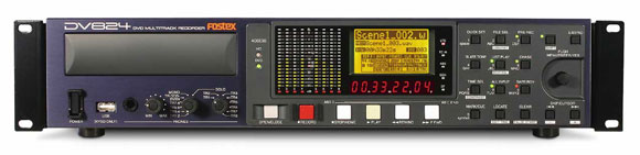 Front panel view of the Fostex DV824