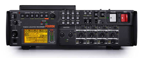 Front panel view of the Fostex PD204