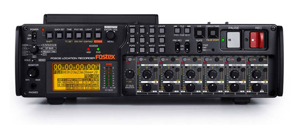 Front panel view of the Fostex PD606