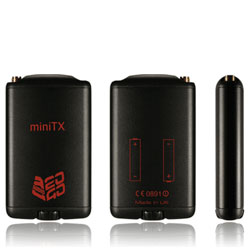 Audio Ltd MiniTX, shown front, back and side (l-r)
